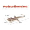 12 Pcs Simulated Lizard Toys Colorful Crawling Quadruped Snake Stone Dragon Gecko Cognitive Model Toy