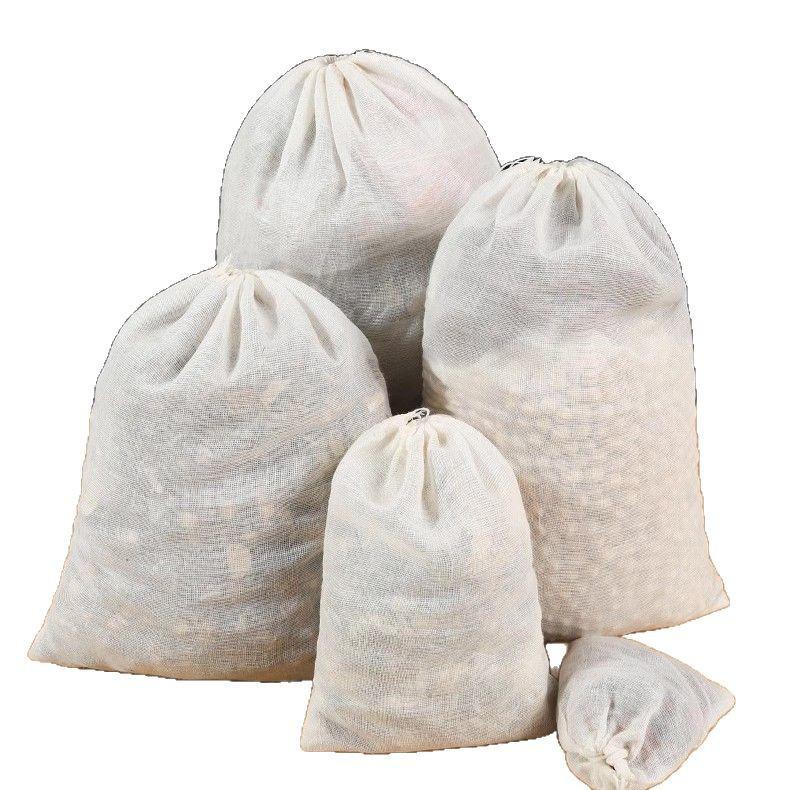 Pure Cotton Gauze Spice Bag: Multipurpose Filter for Braising, Decoction, Soup, Fish, and Tea.