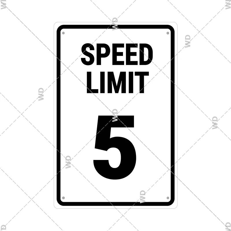 Verkehrssicherheit Notausgang Geschwindigkeitsbegrenzung Parkplatz Blechschild Retro Straßentür Gartenzaun Schilder 8x12 Zoll Metallschild Dekoration