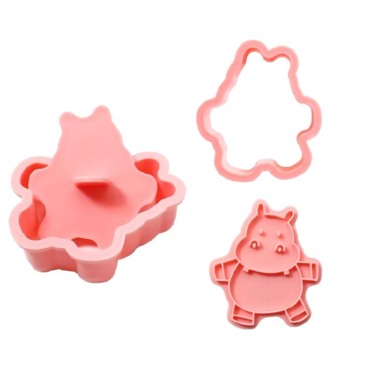 16Pcs Cartoon Animal Cookie Cutters Pressable Biscuits Mold Party Supplies