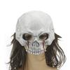 Adult Kids Half Face Skull Mask Skull Skeleton Mask Pu Foaming Skeleton Mask for Halloween Masquerade Cosplay Costume