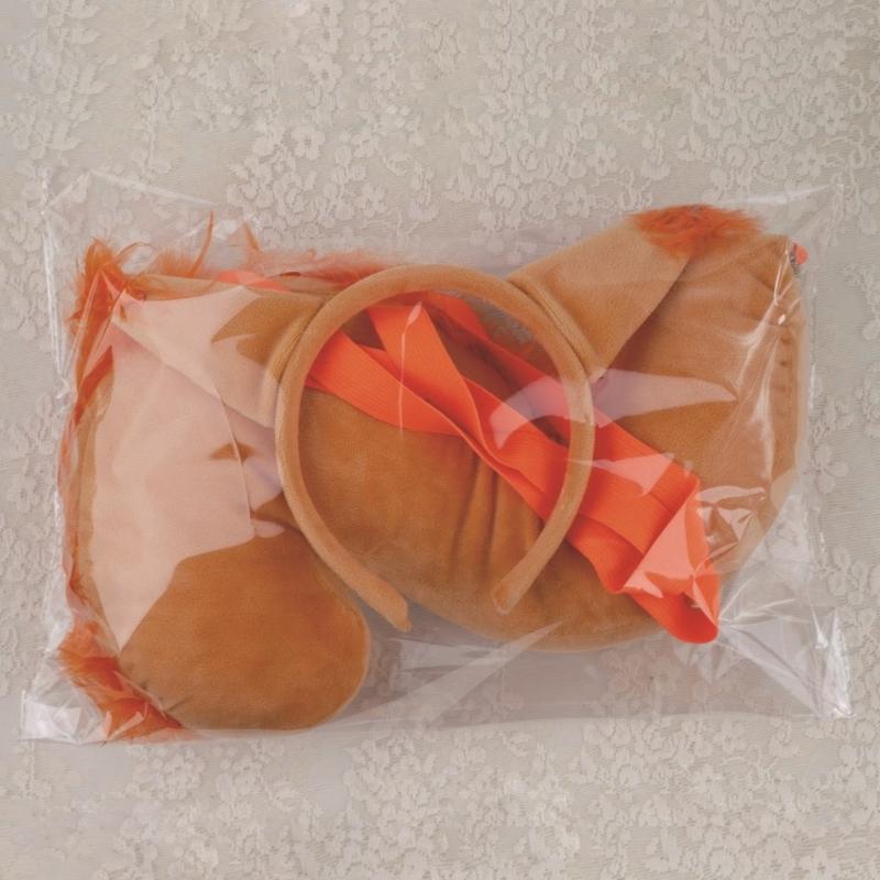 Eichhörnchen Stirnband Schwanz Halloween Tier Verkleidungskostüme