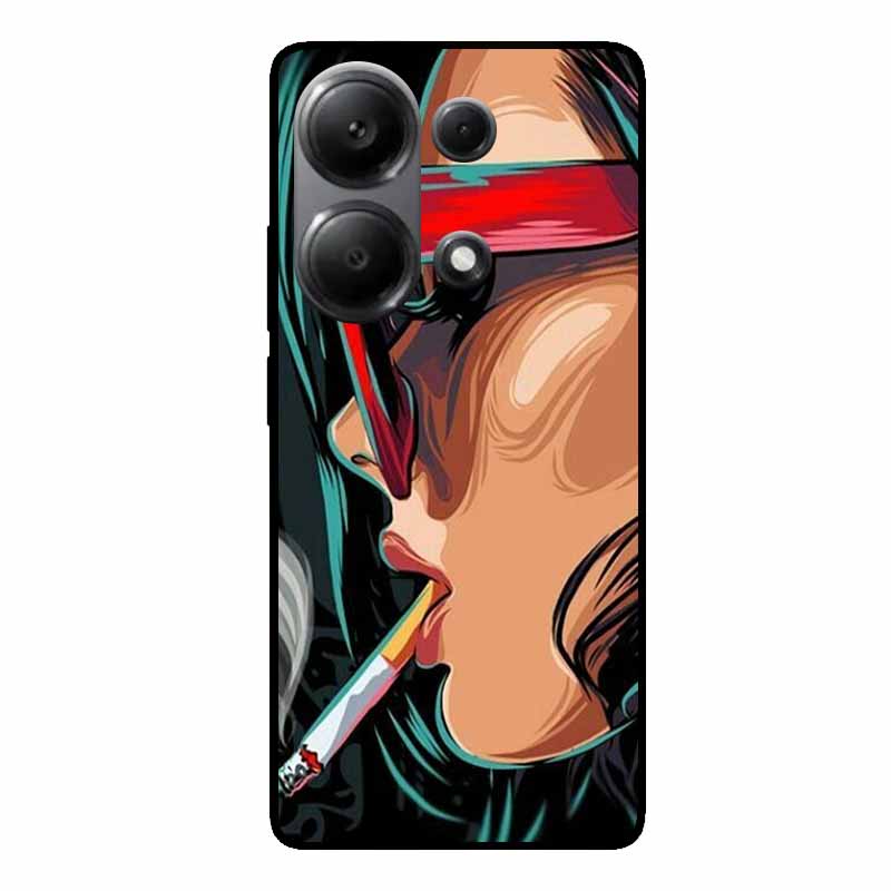 For Xiaomi Poco M6 Pro Cases Poco F6 Pro M6 4G 5G Poco X6 X5 PRO Black Soft TPU Silicone Phone Covers for Xiaomi Poco M6 5G 5G