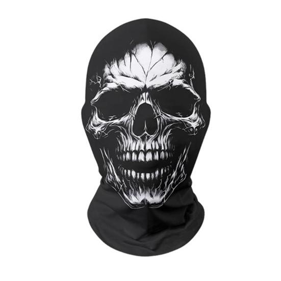 Horror Halloween Masque Adults Scary Full Head Hood Prop for Halloween Party Cosplay Costume Role Playing Accessory