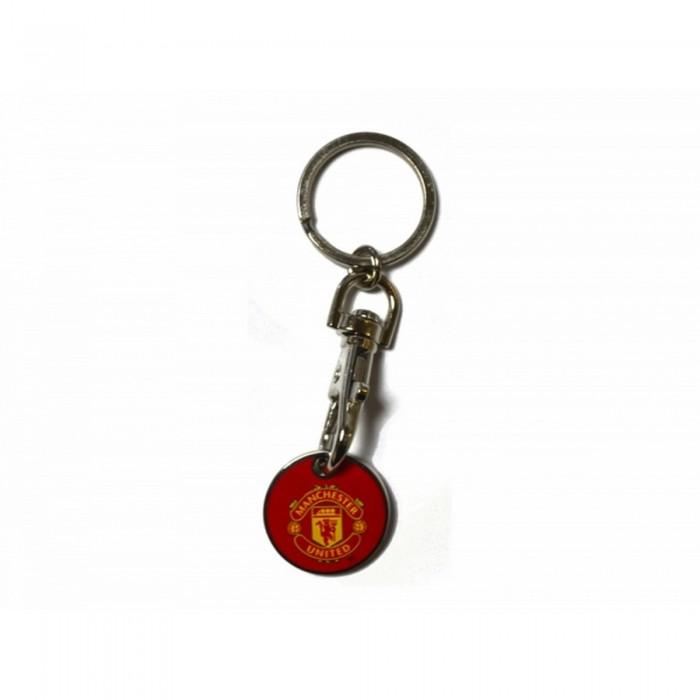 Manchester United FC Official Football Trolley Keyring