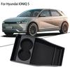 For Hyundai IONIQ 5 + Center Console Organizer Tray Door Side Box Storage Box Interior Parts Car Accessories