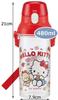 Skater Water Hello Kitty Made In PSB5TR Children's Bottle, Clear, 480ml, Cookie, Sanrio, Girls, Japan,