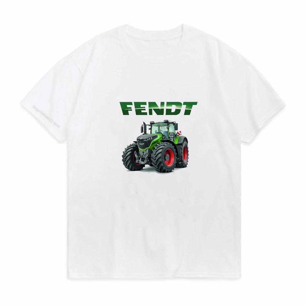 Herren Lässiges Kurzarm Fendt Landwirtschaftliche Traktoren Herren Klassiker Baumwoll-T-Shirt Herren Sommer Mode Top