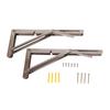 Triangular Folding Angle Bracket Thickened Stainless Steel L Shaped Folding Angle Support for