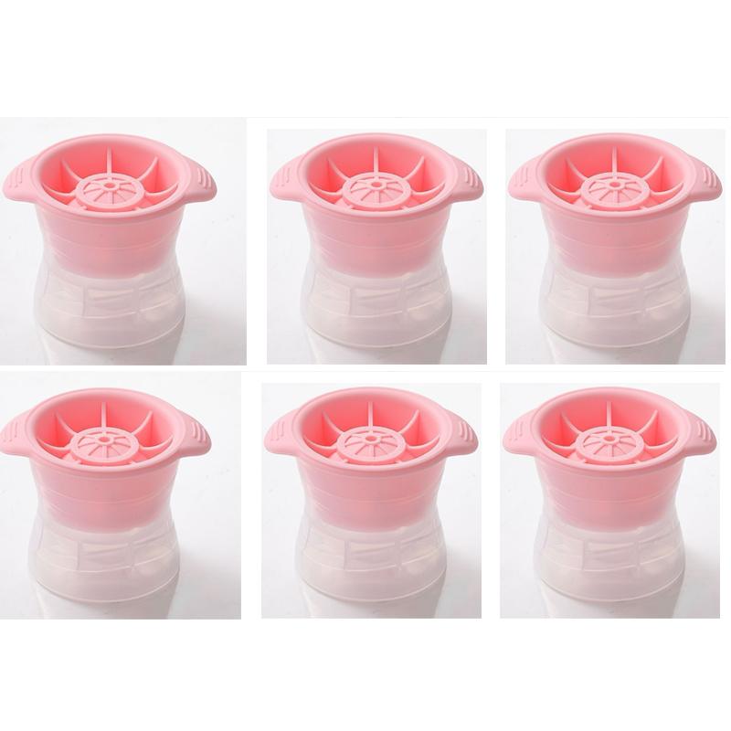 Silicone Ice Hockey Cube Mold Ice Grid Circular Ice Box Food Grade Silicone Whiskey Ball Ice Maker For Home Bar Kitchen Tools