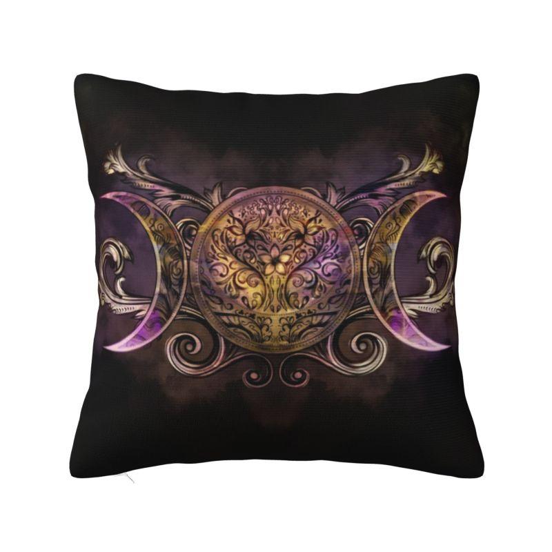 Major Arcana Tarot Astrology Chart Modern Pillow Cover Home Decorative Goth Zodiac Witch Magic Car Cushion