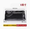 1PC Black Scrub Barbecue Meat Sushi Plate Not Easily Broken Melamine Cutlery Fruit Dessert Storage Plate Kitchen Accessories