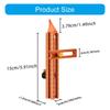 Slide Rails Design Double Head Magnetic Scribing Tool Ruler with 4Sided Clear Scale Marking Tool Portable Guiding Ruler