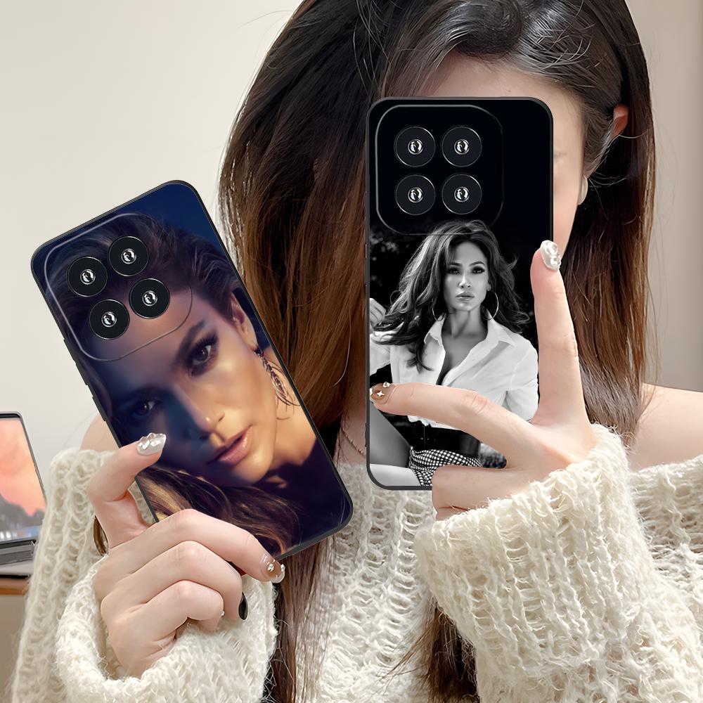 Jennifer Lopez Mobile Cell Phone Case for Xiaomi 15 14 13 12 Mi 11 T Ultra Lite Pro S X 5G Colorful Printing Cover Luxury Pretty