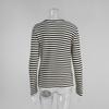 New Striped Long-sleeve 2026 Commuter Slim-fit Round-neck Base Shirt for Women, Casual T-shirt
