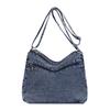 Denim Multi-Layer Small Square Bag Women's Shoulder Crossbody Bag