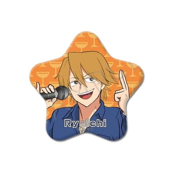 Anime  Everyday Host  C [Ryoichi] Star Shaped Can Badge (Within Approx. 60mm Square, Tin)