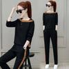 Sports Suit Women's Spring and Autumn Fashion Loose Long-sleeved Casual Two-piece Suit Plus Size Women's Trend