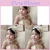 Baby Girl Princess Sun Hat With Lace Trim For Spring Summer Sun Protection