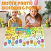 Easter DIY Coloring Roll, Bunny Carnival Themed Graffiti Poster Premium Paper Coloring Banner For Kids Creativity Development