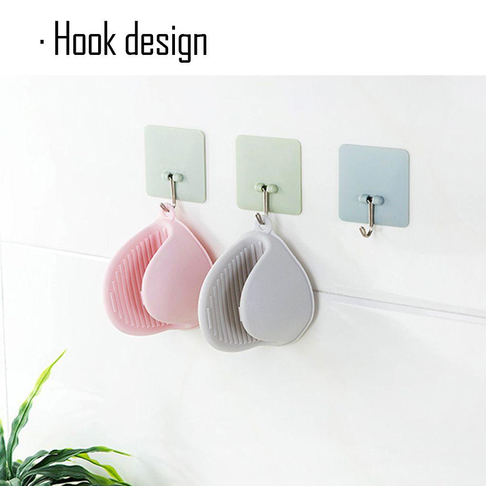 Microwave Anti-hot Non-slip Silicone Thickened Cooking Mitten Oven Mitts Hand Protector Gloves