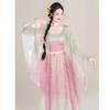 Women's Classical Dance Gradient Gauze Performance Dress