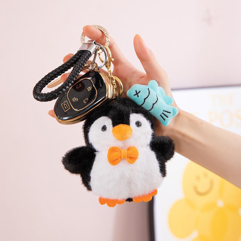 Cute Long-eared Rabbit Plush Pendant Cartoon Alpaca Doll Girl Bag Hanging Ornament Boutique Keychain