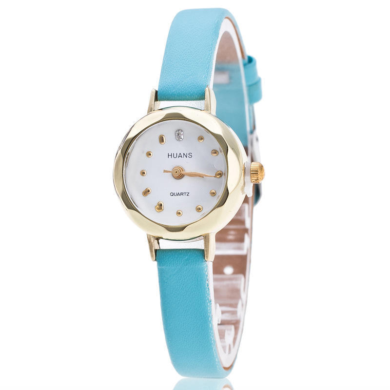 Женские часы JYL Модные Маленькие Свежие Ремешок Sky Blue бледно-розовый