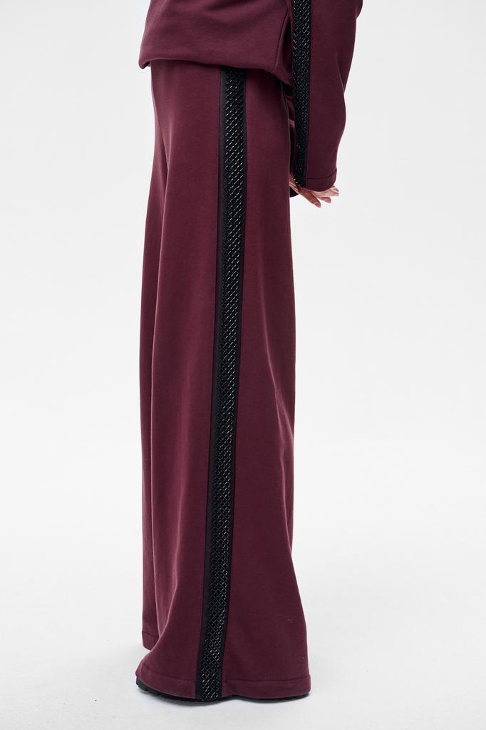 Disa Aubergine Women's Trousers 36/38