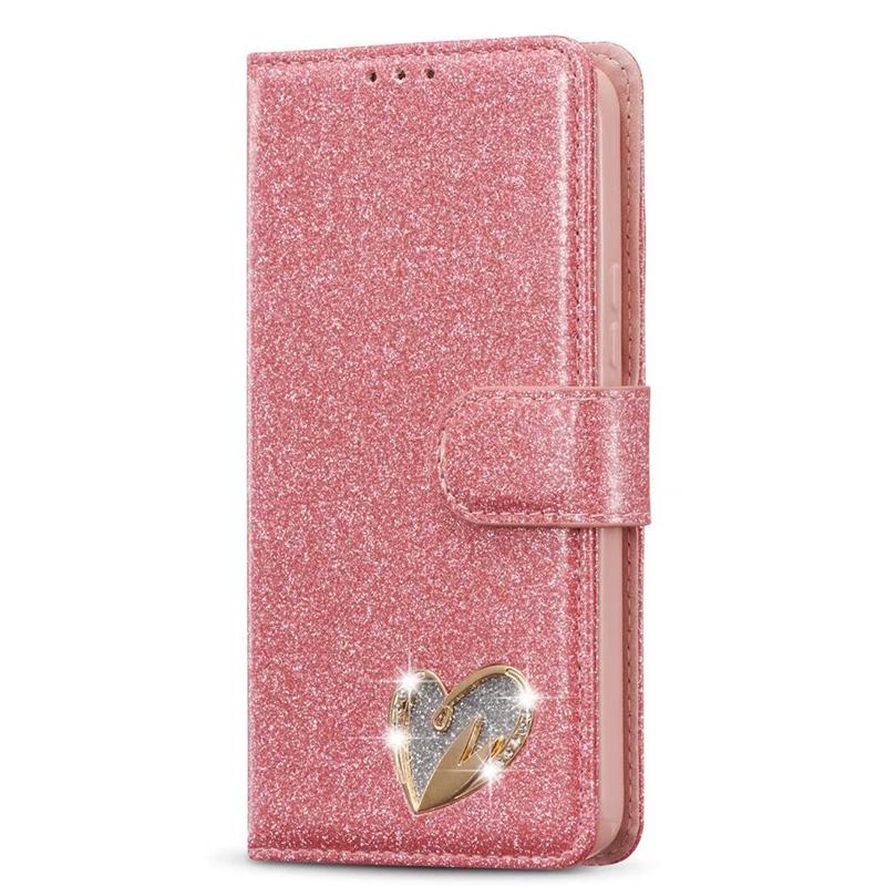 Luxury Leather Wallet Case For Samsung Galaxy Glitter S25 Ultra S24 S23 FE S22 S21 S20 Plus A13 A14 A15 A35 A55 A54 A53 A34