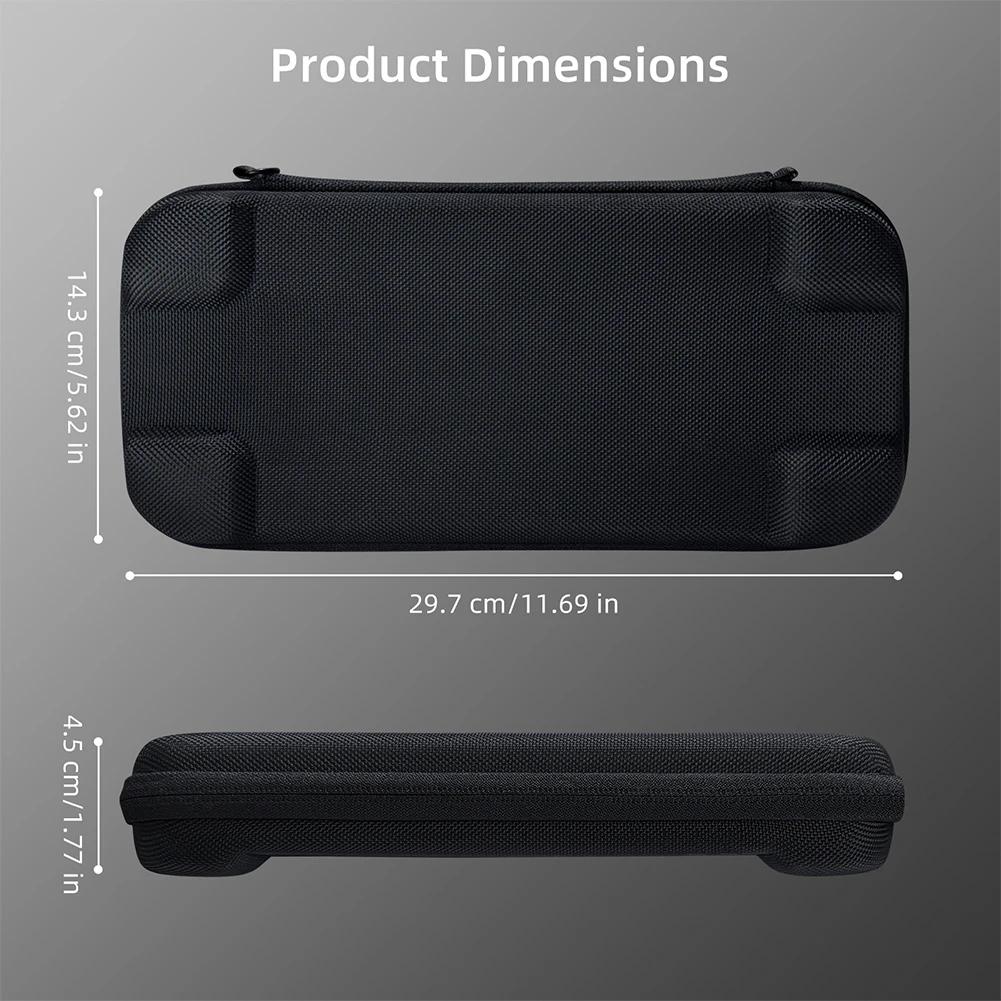 EVA Hard Carrying Case for Switch 2 Carrying Bag Anti-scratch Zipper Handbag with Mesh Pockets & Game Card Holder Organizer Bag