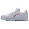 LiNing Anti-slip Lichtgewicht Balans Slijtvast Lage Top Skateboard Schoenen Dames Wit Paars AGCR342-1