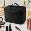 Handheld Women's Makeup Bag Black Men's Toiletry Bag Portable Cosmetics Bag  Women/Men