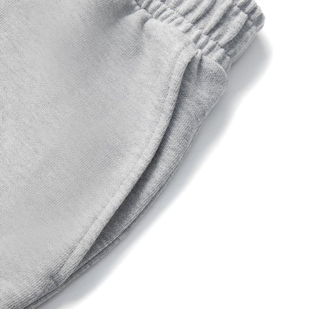 Li Ning Sports Fashion Series Casual Simple Solid Color Straight Leg Knitted Sports Pants Men Bottoms Light-Gray AKLV721-5