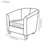 Single Sofa Cover Club Covers For Living Room Elastic Relax Armchair Protector Solid Color Spandex Home Hotel