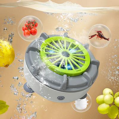 Obst- und Gemüsereinigungsmaschine Wasserdichter Obst- und Gemüsereiniger Elektrischer Lebensmittelreiniger zum Waschen von Obst und Gemüse