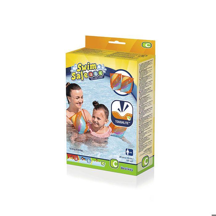 Schwimmärmel Colorify™ Toughlite™ bunt S/M - BESTWAY - 17 x 13 x 16cm - 19 bis 30 kg - 3 bis 6 Jahre