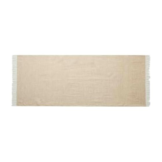 100% Cotton Gauze Scarf, Sweat-Wicking Tenugui Style, Greige - Breathable Gauze Weave, Approx. 38cm x 94cm
