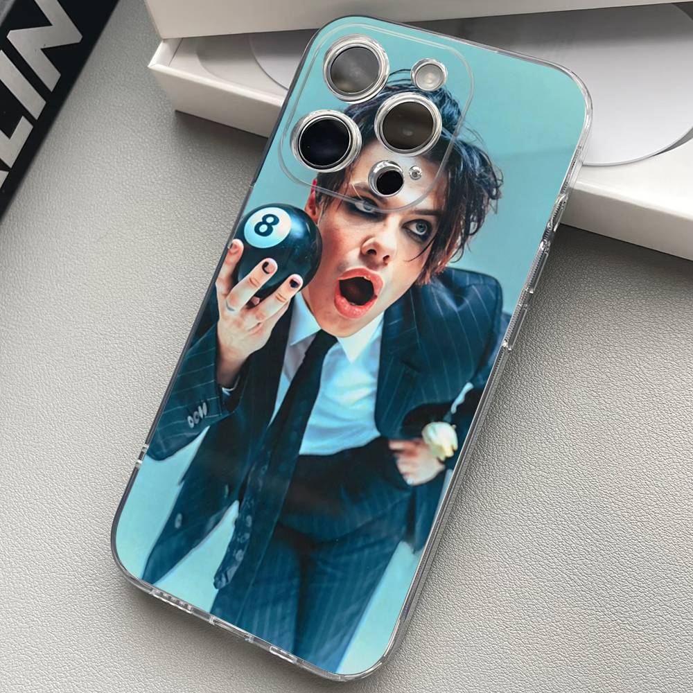 

Yungblud Lowlife Transparent Back Phone Case For iPhone 17 16 15 13 12 11 14 Pro Max Mini Plus Silicone Bumper iPhone 17pro max