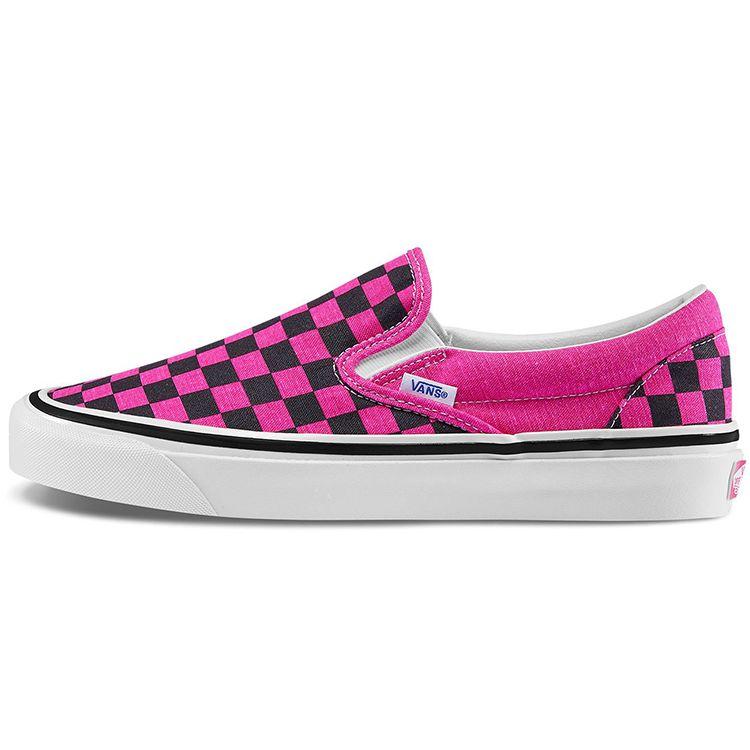 

Vans Классические кроссовки Slip-On 98 DX Anaheim Factory - розовые неоновые шахматные кроссовки унисекс Og-Pink-Neon VN0A3JEXV9N