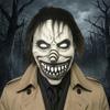Full Face Spiral Clown Head Cover Spooky Terrifying Cosplay Mask  Haunted House