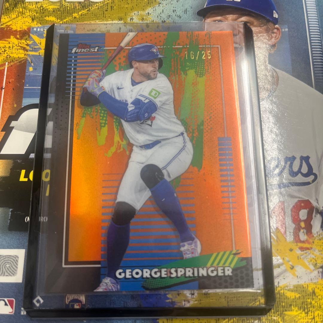 Used George Springer Topps Finest 25 series 2026