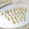 26 Letter Pendant Necklace 18K Pendant Series Ring Gold Color Independent Station Necklace Accessories Jewelry