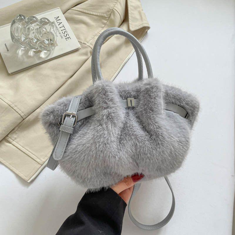 Herbst/Winter Plüsch Handtasche - Neue Flauschige Mini Tasche - Umhängetasche