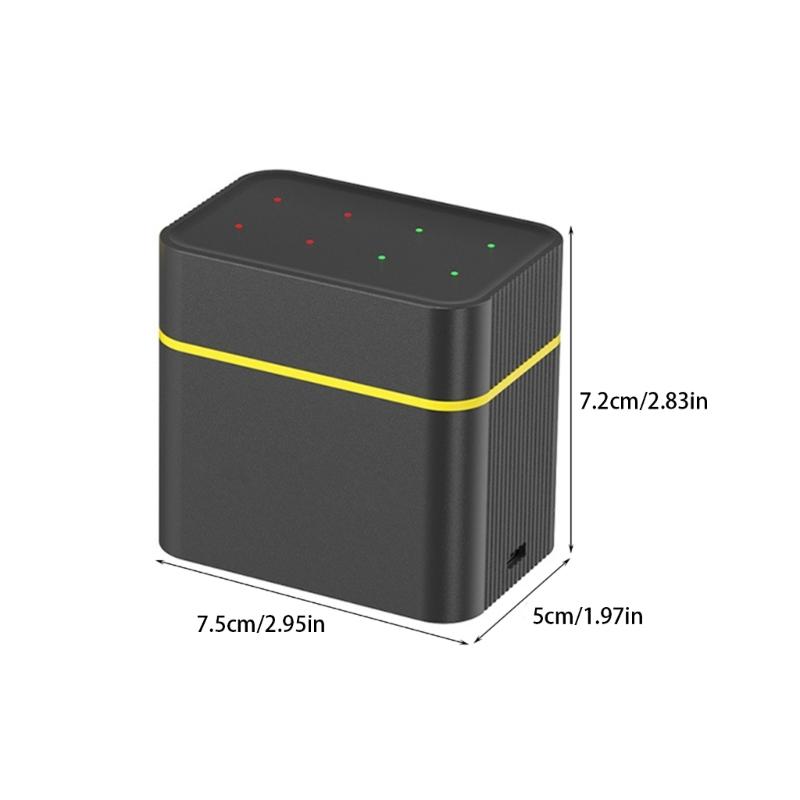 Heat Resistant Universal Batteries Charging Station For 5 7 Size Cells Type C Interfaces Intelligent Current Regulation