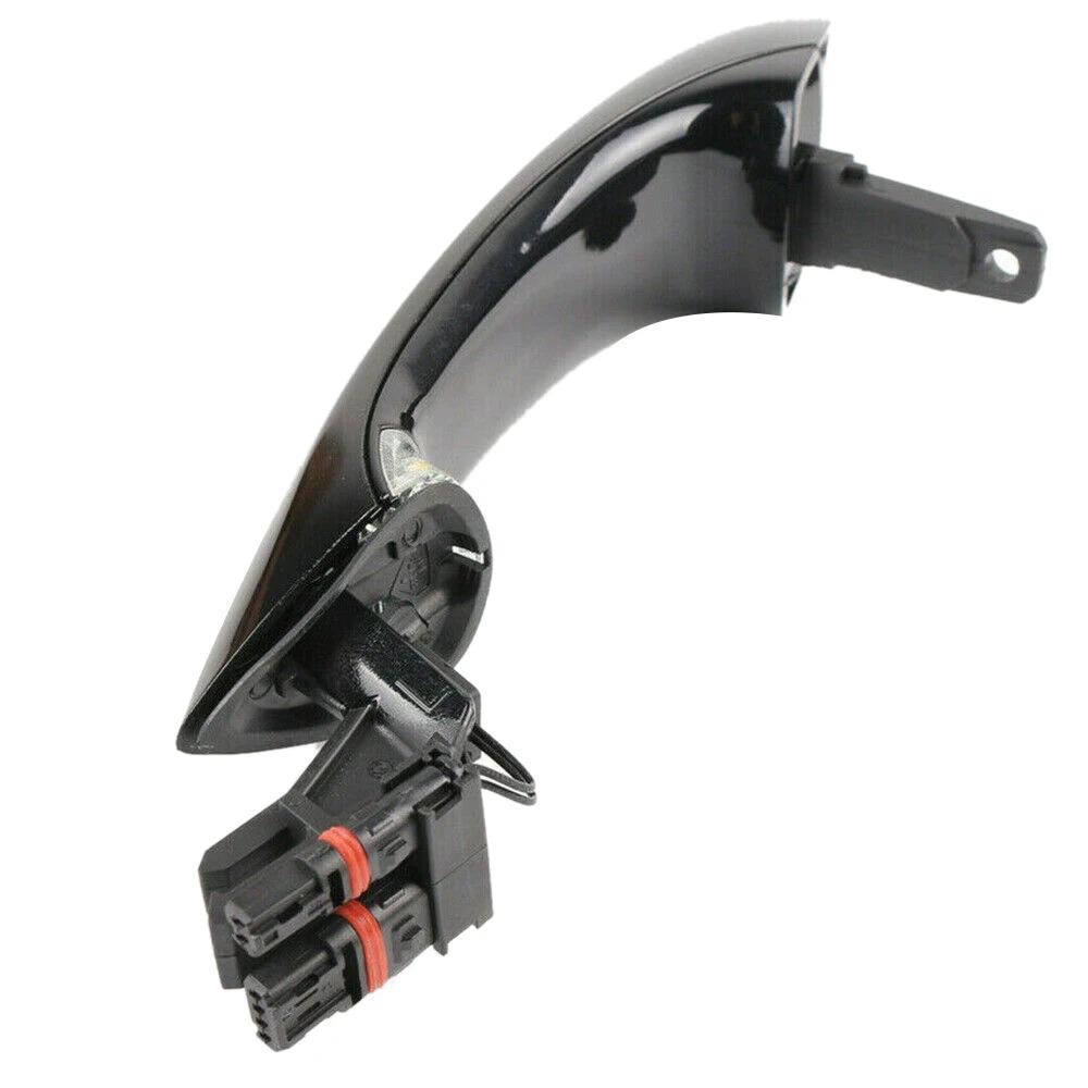 For BMW 5 6 7 Series F07 F10 F11 F06 F12 F13 F01 F02 4X Black Outer Outside Exterior Comfort Access Door Handle Set 51217231931