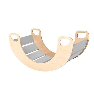 Wooden Rocker Board Sunny - Dark Gray
