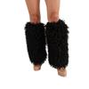 Fellimitat Lockiges Flauschiges Beinwärmer 40cm Knielang Mädchen Socken Warmer Knieschutz Spicy Girls