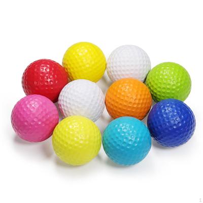 16 Stück Mehrfarbige PU-Schaum Übungsgolfbälle für