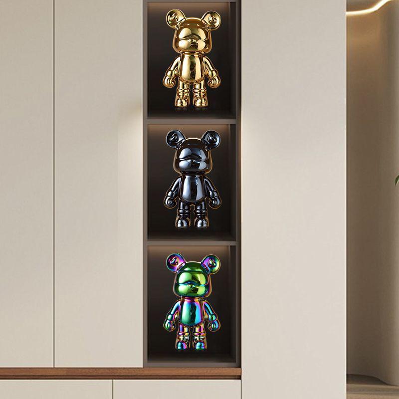 Trendy Beer Figuur Spaarpot - Creatieve Cartoon Decoratie voor Moderne Woonkamers